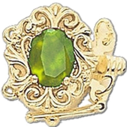 81027 Peridot Bracelet Slide Clasp 