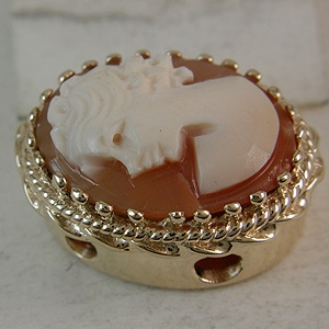 ra5944 Cameo Bracelet Slide - ra5944-cam