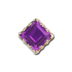 rl1021 Amethyst Bracelet Slide 