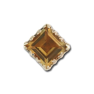 rl1021 Citrine Bracelet Slide - rl1021-c