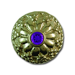 rl1022 Amethyst Bracelet Slide 