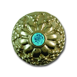 rl1022 Blue Zircon Bracelet Slide 
