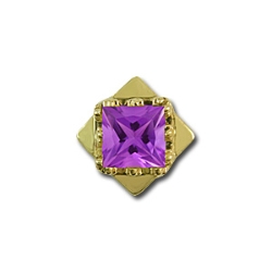 rl1025 Amethyst Bracelet Slide 