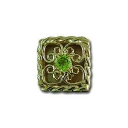 rl1027 Peridot Bracelet Slide 