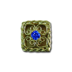 rl1027 Sapphire Bracelet Slide 