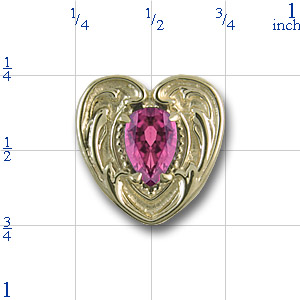 80971 Pink Tourmaline Bracelet Slide