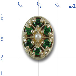 r316t Emerald Bracelet Slide