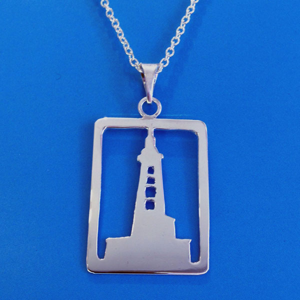 Stannard Rock Lighthouse Michigan Upper Peninsula Sterling Silver - upstannardlh